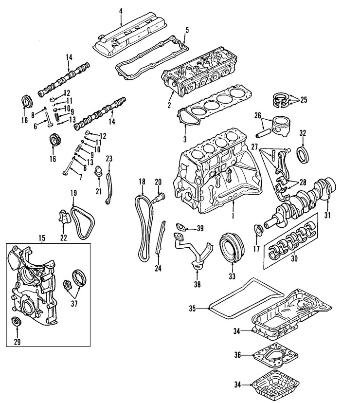 Bạc baile Nissan  Z20-Nissan Z24
