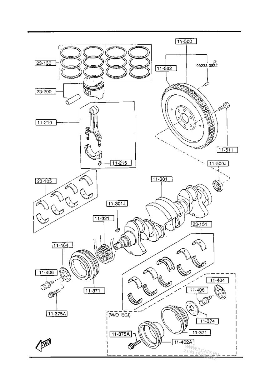 Bạc baile Mazda E2000
