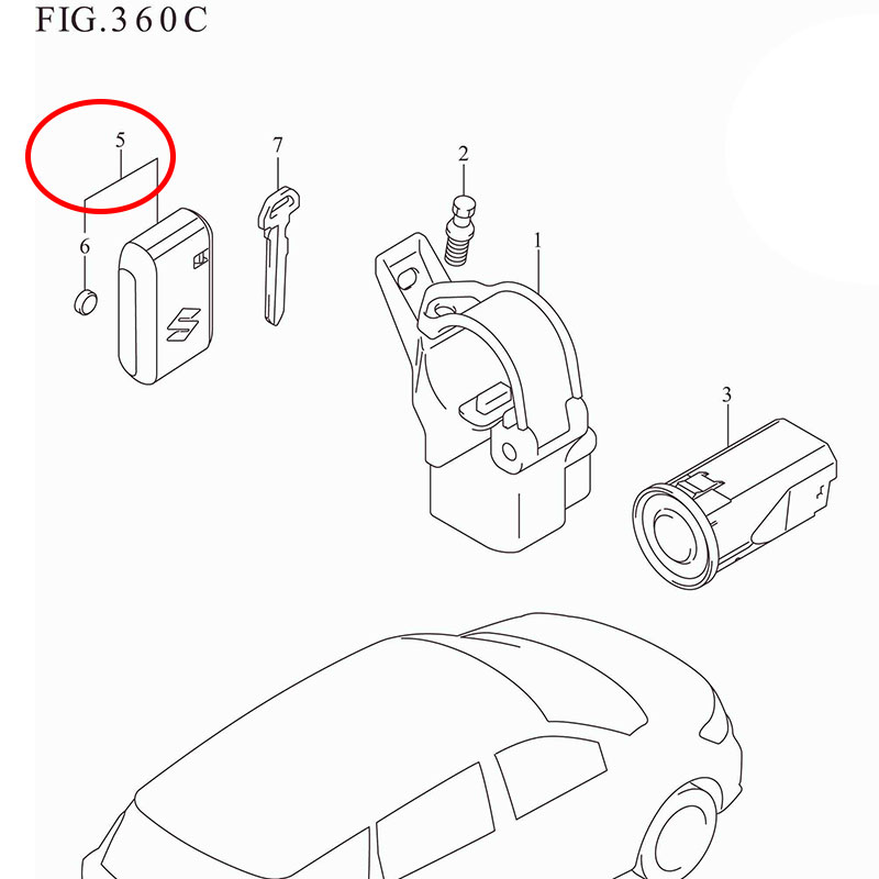 Khóa điện tử Ertiga hybrid