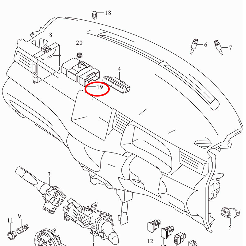 Bộ điều khiển cổng kết nối chung tâm Ertiga hybrid