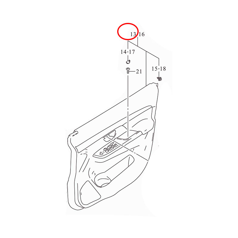 Ốp trong cửa trước phải Ertiga hybird