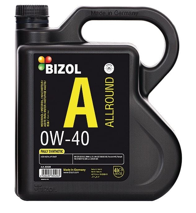 Dầu động cơ BIZOL Allround 0W-40 (Can 4 lít)