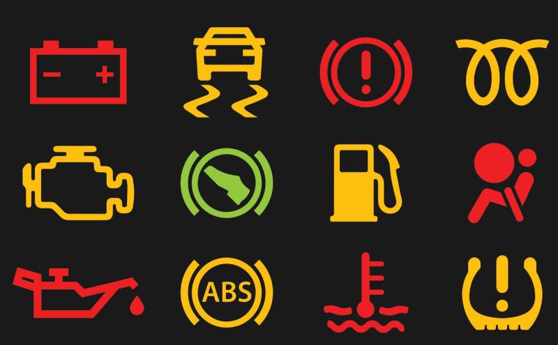 Đèn cảnh báo taplo có 3 màu phổ biến