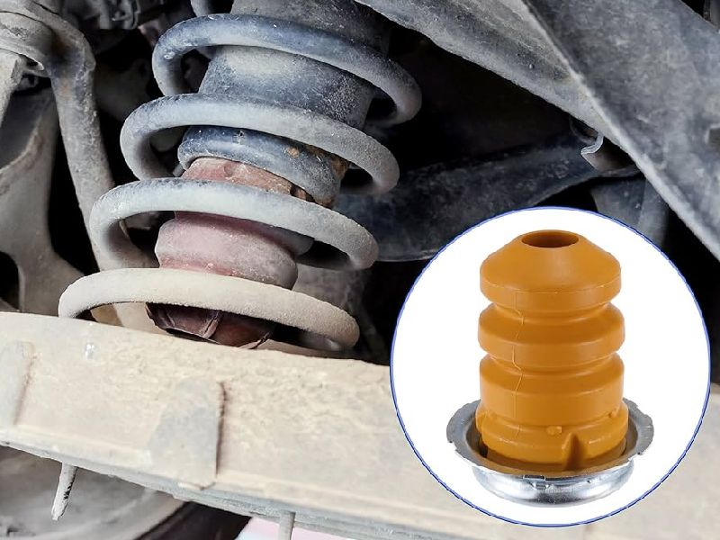 Tằm bông giảm xóc nằm ở vị trí tiếp xúc giữa lò xo và thanh giảm xóc